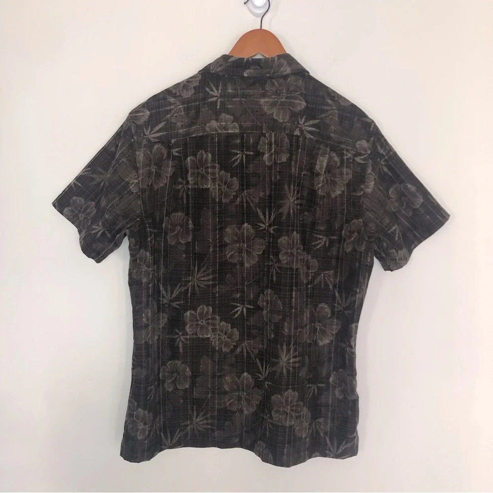 Vintage Hawaiian Shirt by Van Heusen Button-down Short Sleeve Floral Men's L - Picture 3 of 3